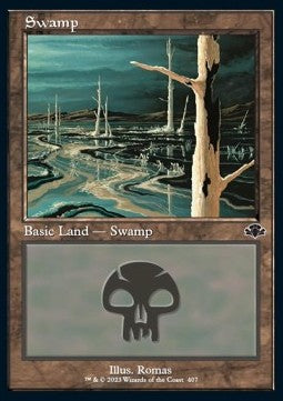 Swamp (V.2) - Dominaria Remastered (Land) [DMR-407] Image principale du produit