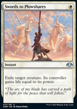 Swords to Plowshares - Dominaria Remastered (Uncommon) [DMR-31]