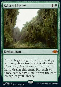 Sylvan Library - Dominaria Remastered (Mythic) [DMR-179] Hauptbild