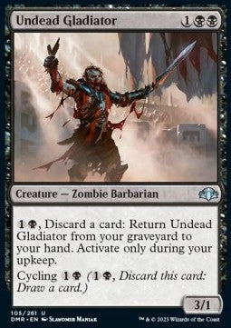 Undead Gladiator - Dominaria Remastered (Uncommon) [DMR-105] Hauptbild