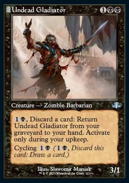 Undead Gladiator - Dominaria Remastered: Extras (Uncommon) [XDMR-313]