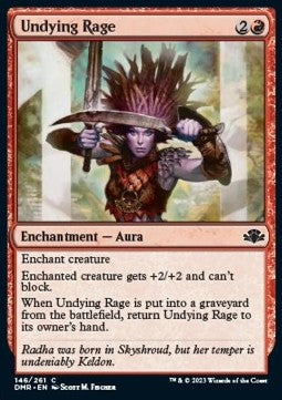 Undying Rage - Dominaria Remastered (Common) [DMR-146] Hauptbild