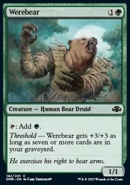 Werebear - Dominaria Remastered (Common) [DMR-182] Hauptbild