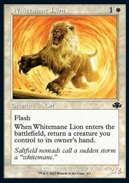 Whitemane Lion - Dominaria Remastered: Extras (Common) [XDMR-277] Imagen principal del producto