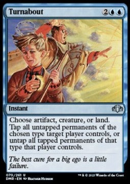 Turnabout - Dominaria Remastered (Uncommon) [DMR-70] Hauptbild