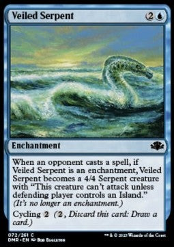 Veiled Serpent - Dominaria Remastered (Common) [DMR-72] Hauptbild
