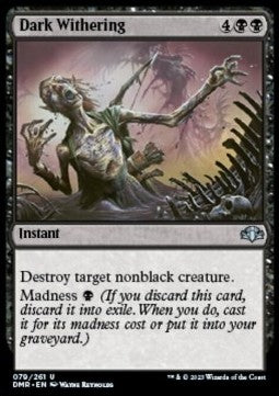 Dark Withering - Dominaria Remastered (Uncommon) [DMR-79] Hauptbild