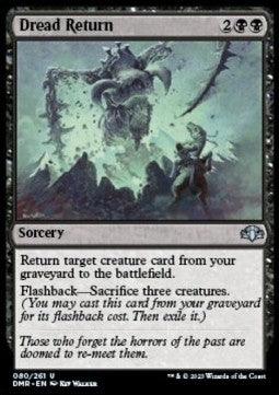 Dread Return - Dominaria Remastered (Uncommon) [DMR-80] Hauptbild