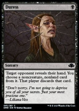 Duress - Dominaria Remastered (Common) [DMR-81] Hauptbild