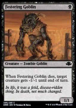 Festering Goblin - Dominaria Remastered (Common) [DMR-85] Hover Image