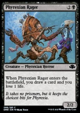 Phyrexian Rager - Dominaria Remastered (Common) [DMR-99] Image principale du produit