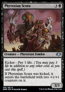 Phyrexian Scuta - Dominaria Remastered (Uncommon) [DMR-100] Hover Image