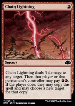 Chain Lightning - Dominaria Remastered (Common) [DMR-113] Imagen principal del producto