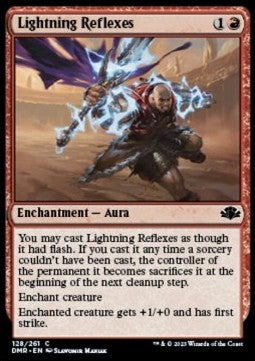 Lightning Reflexes - Dominaria Remastered (Common) [DMR-128] Hover Image