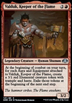 Valduk, Keeper of the Flame - Dominaria Remastered (Uncommon) [DMR-147] Imagen principal del producto