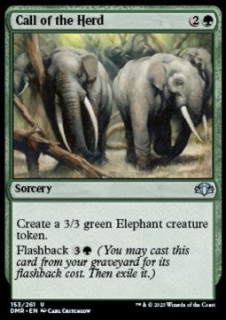 Call of the Herd - Dominaria Remastered (Uncommon) [DMR-153] Image principale du produit