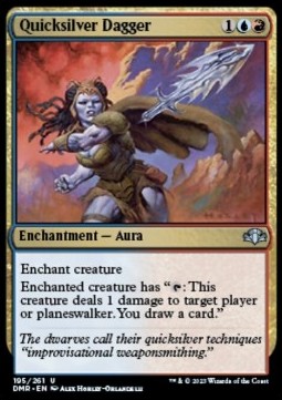 Quicksilver Dagger - Dominaria Remastered (Uncommon) [DMR-195] Image principale du produit
