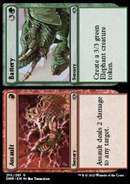 Assault // Battery - Dominaria Remastered (Uncommon) [DMR-210] Hauptbild