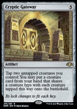 Cryptic Gateway - Dominaria Remastered (Rare) [DMR-218] Imagen principal del producto