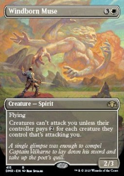Windborn Muse (V.2) - Dominaria Remastered: Extras (Rare) [XDMR-415] Hover Image