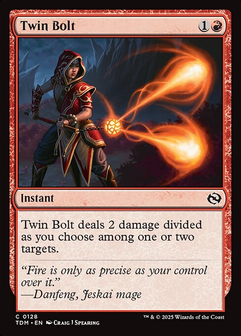 Twin Bolt – Tarkir: Dragonstorm (TDM-128) Magic: The Gathering card | LC-REM-20260804-15401848373580-688d8e93-d071-4089-9ef9-565ac4ae9ae0