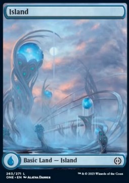 Island (V.1) - Phyrexia: All Will Be One (Land) [ONE-263] Immagine principale del prodotto