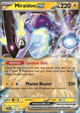 Miraidon ex - Scarlet & Violet (Double Rare) [SVI-081] Hoofdafbeelding