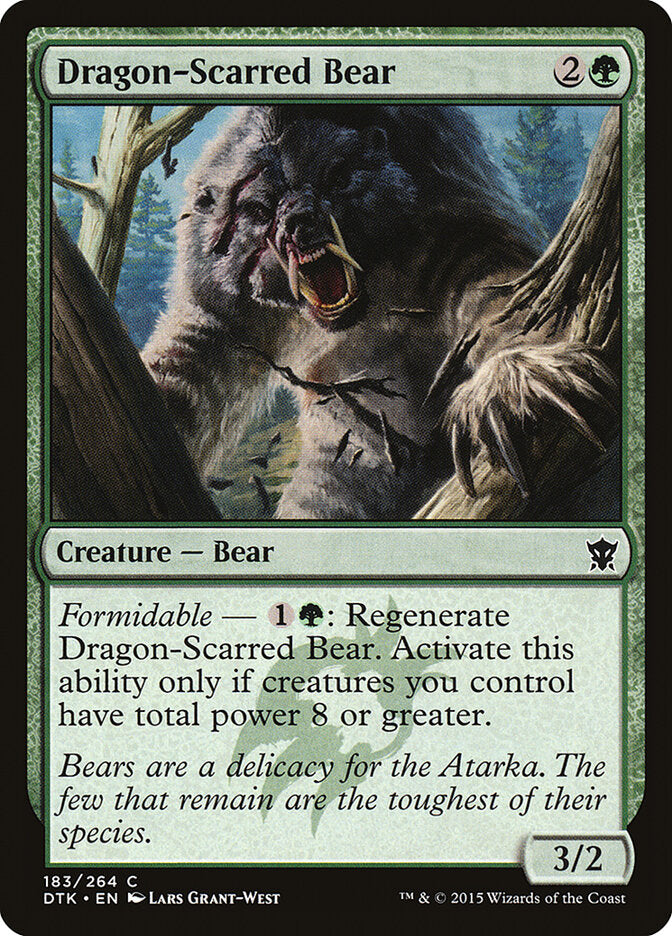 Dragon-Scarred Bear - Dragons of Tarkir (Common) [DTK-183] Imagen principal del producto