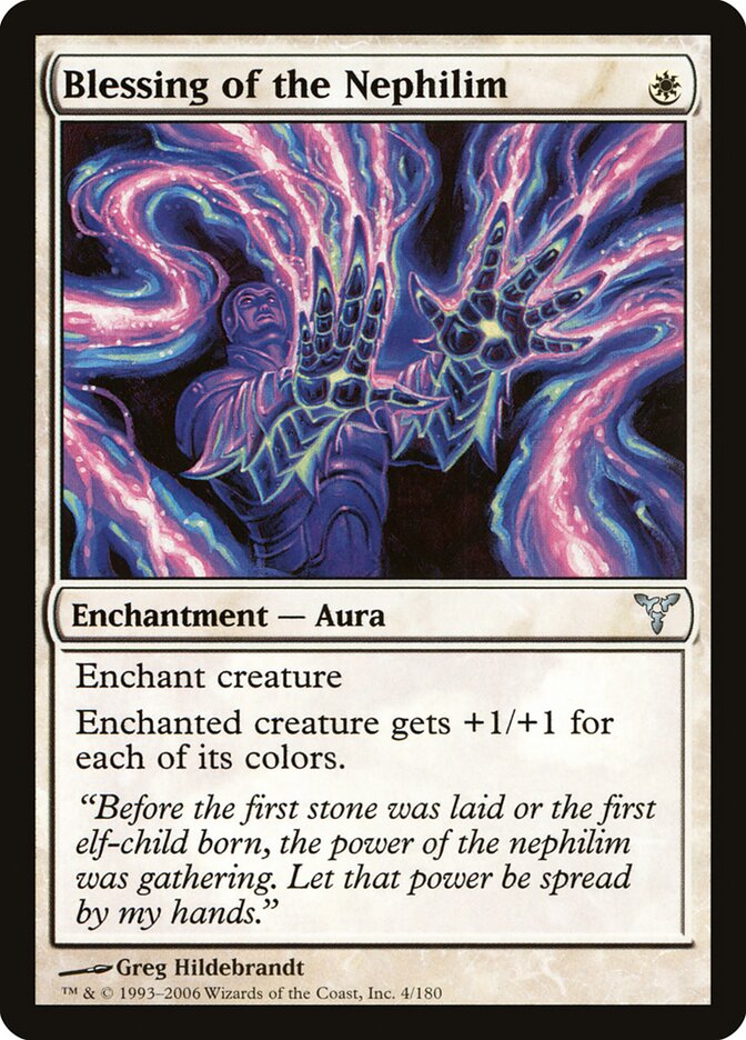 Magic-kaart Blessing of the Nephilim DIS-4 uit Dissension (Uncommon) Hauptbild