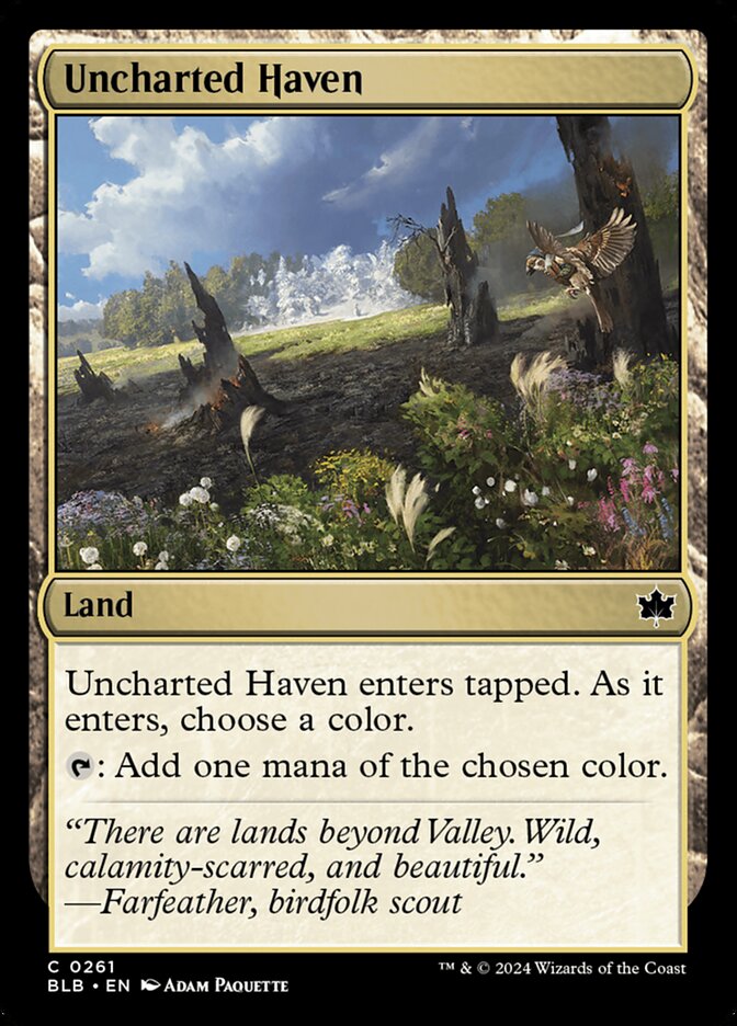 Uncharted Haven - Bloomburrow (Common) [BLB-261] Main image