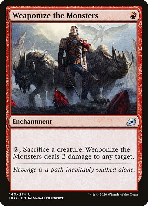 Weaponize the Monsters – Ikoria: Lair of Behemoths (IKO-140) Magic: The Gathering card | LC-REM-20260804-15150900543820-68bba622-a0ab-4c0e-88b1-9120690ea5a0