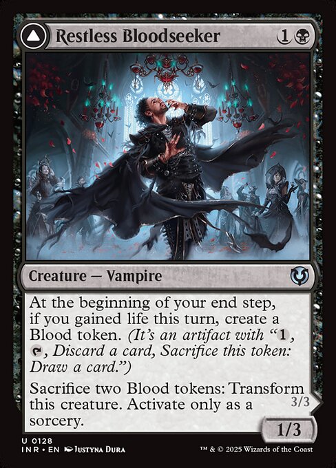 Restless Bloodseeker // Bloodsoaked Reveler – Innistrad Remastered (INR-128) Magic: The Gathering card