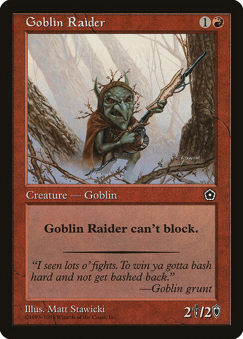 Goblin Raider – Portal Second Age (P02-103) Magic: The Gathering card | LC-REM-20260804-15151506391372-68fe9691-d788-42cb-8d13-005724939b62