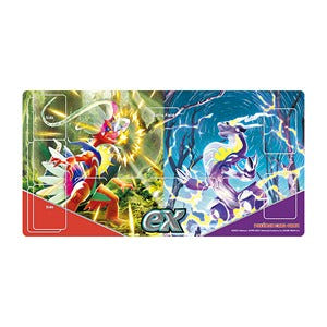 Japanse Pokémon-playmat met Koraidon en Miraidon van het Pokémon Center Main image