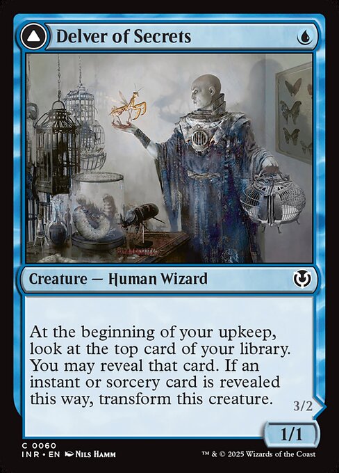 Delver of Secrets // Insectile Aberration – Innistrad Remastered (INR-60) Magic: The Gathering card | LC-REM-20260804-15339999723852-6904ea20-e504-47da-95a0-08739fdde260