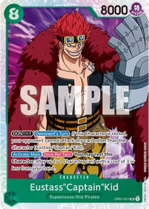 Eustass"Captain"Kid — Romance Dawn (OP01-051) One Piece card Imagen principal del producto