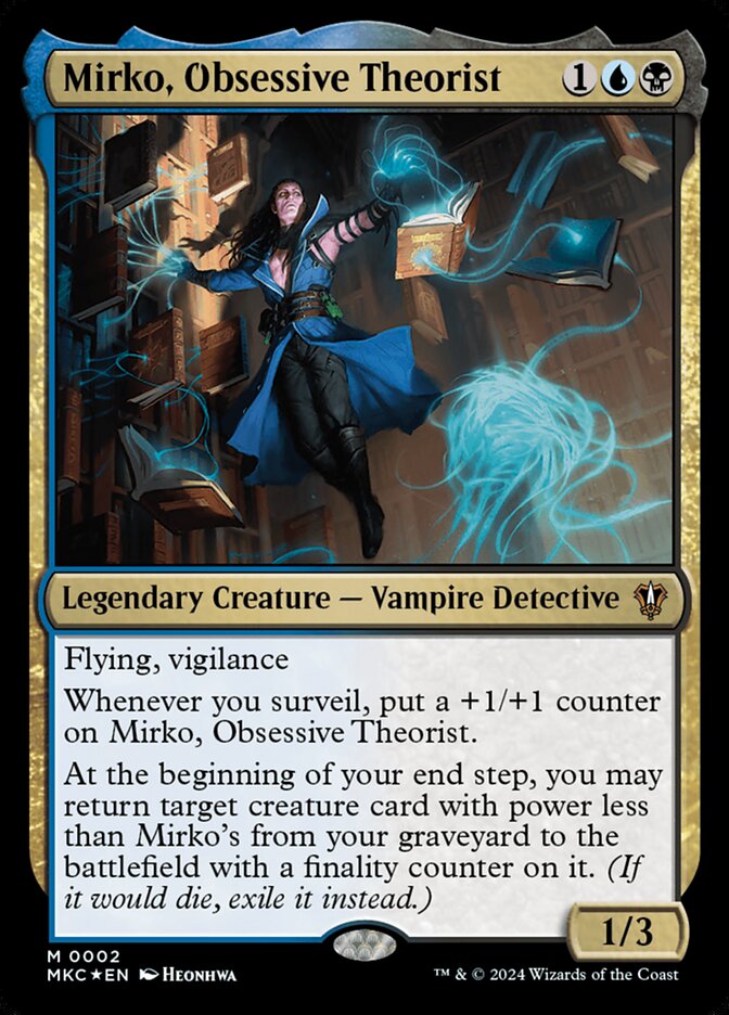 Mirko, Obsessive Theorist - Commander: Murders at Karlov Manor (Mythic) [MKC-2]