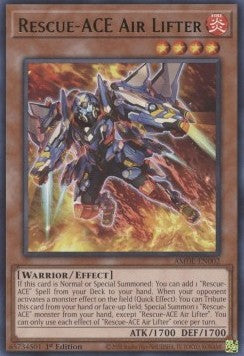 Rescue-ACE Air Lifter - Amazing Defenders (Rare) [AMDE-002] Hover Image