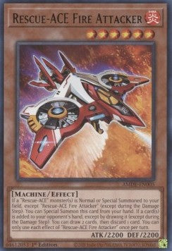 Rescue-ACE Fire Attacker - Amazing Defenders (Rare) [AMDE-005]