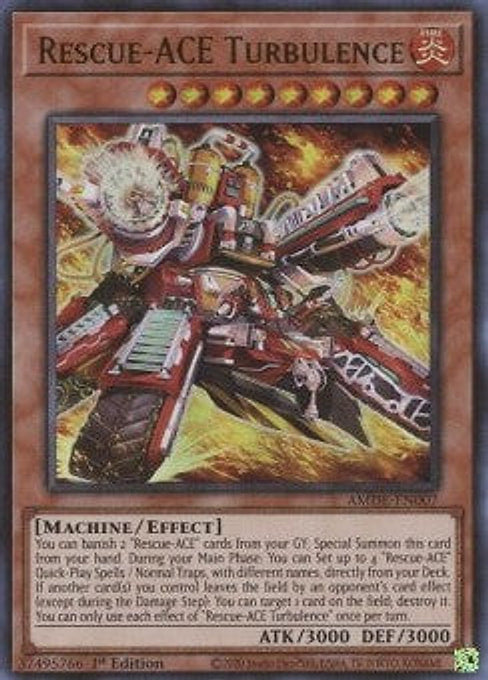 Rescue-ACE Turbulence — Amazing Defenders (AMDE-007) Yu-Gi-Oh! card Immagine principale del prodotto