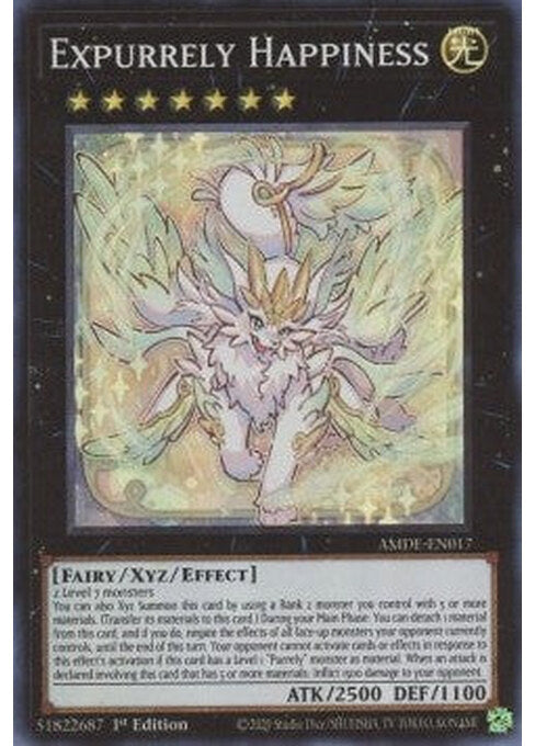 Expurrely Happiness — Amazing Defenders (AMDE-017) Yu-Gi-Oh! card Hauptbild