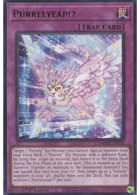 Purrelyeap!? — Amazing Defenders (AMDE-024) Yu-Gi-Oh! card Hauptbild