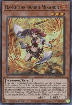 Ha-Re the Sword Mikanko (V.1 - Super Rare) - Amazing Defenders (Super Rare) [AMDE-025] Imagen principal del producto