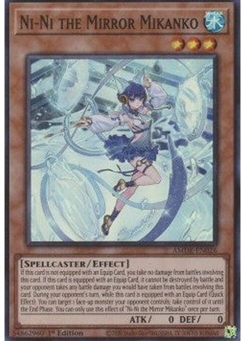 Ni-Ni the Mirror Mikanko — Amazing Defenders (AMDE-026) Yu-Gi-Oh! card Main image