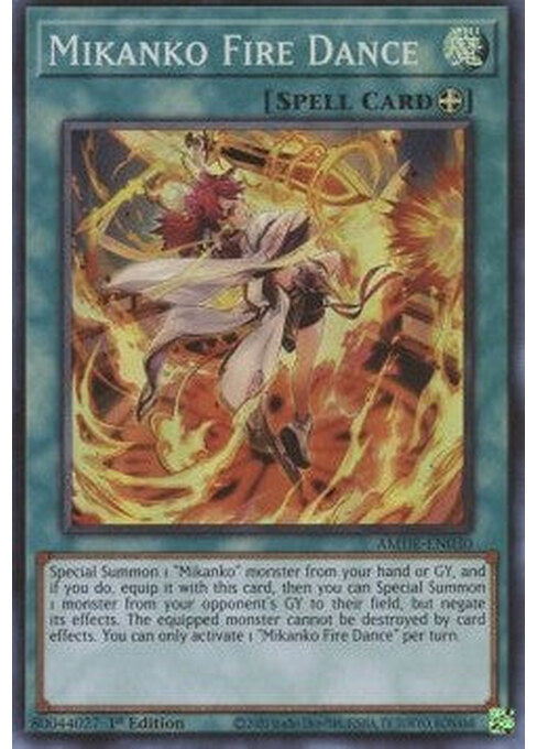 Mikanko Fire Dance — Amazing Defenders (AMDE-030) Yu-Gi-Oh! card Imagen principal del producto
