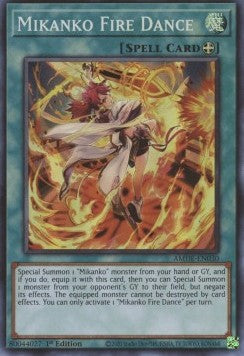 Mikanko Fire Dance - Amazing Defenders (Super Rare) [AMDE-030] Hover Image