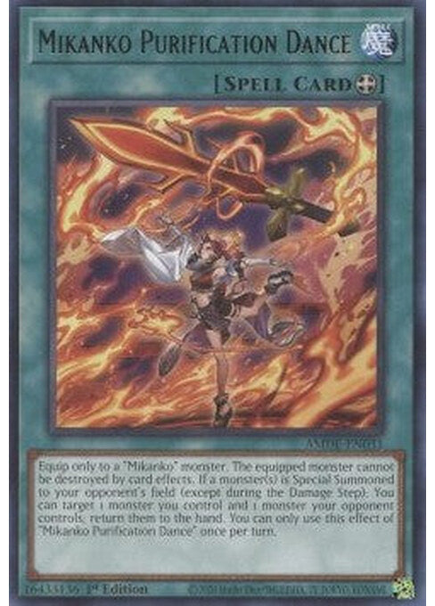 Mikanko Purification Dance — Amazing Defenders (AMDE-031) Yu-Gi-Oh! card Main image