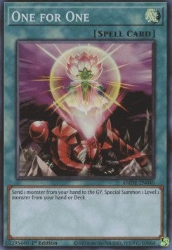 One for One (V.1 - Super Rare) - Amazing Defenders (Super Rare) [AMDE-040] Hover Image