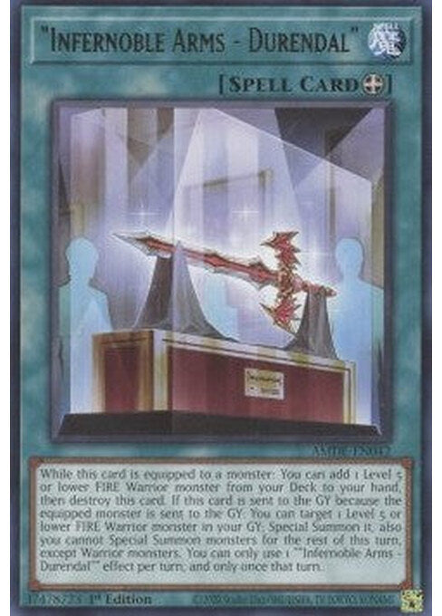 "Infernoble Arms - Durendal" — Amazing Defenders (AMDE-042) Yu-Gi-Oh! card Immagine principale del prodotto