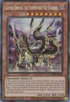 Gizmek Orochi, the Serpentron Sky Slasher (V.2 - Collectors Rare) - Amazing Defenders (Collectors Rare) [AMDE-048] Hover Image